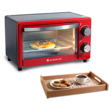 Load image into Gallery viewer, OTG &amp; Wooden Tray Gift Combo | 9L OTG | Bake Breads and Cakes | Time Control upto 60 Mins | Temperature Control upto 250⁰ | Heat Resistant Window, Removable Crumb Tray | 2 Year Warranty