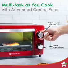 Load image into Gallery viewer, OTG &amp; Wooden Tray Gift Combo | 9L OTG | Bake Breads and Cakes | Time Control upto 60 Mins | Temperature Control upto 250⁰ | Heat Resistant Window, Removable Crumb Tray | 2 Year Warranty