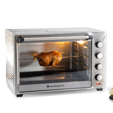 Load image into Gallery viewer, Oven Toaster Griller (OTG) - 60 Litres, Stainless Steel – with Rotisserie, Auto-shut off, heat-resistant tempered glass, 6-stage heat selection