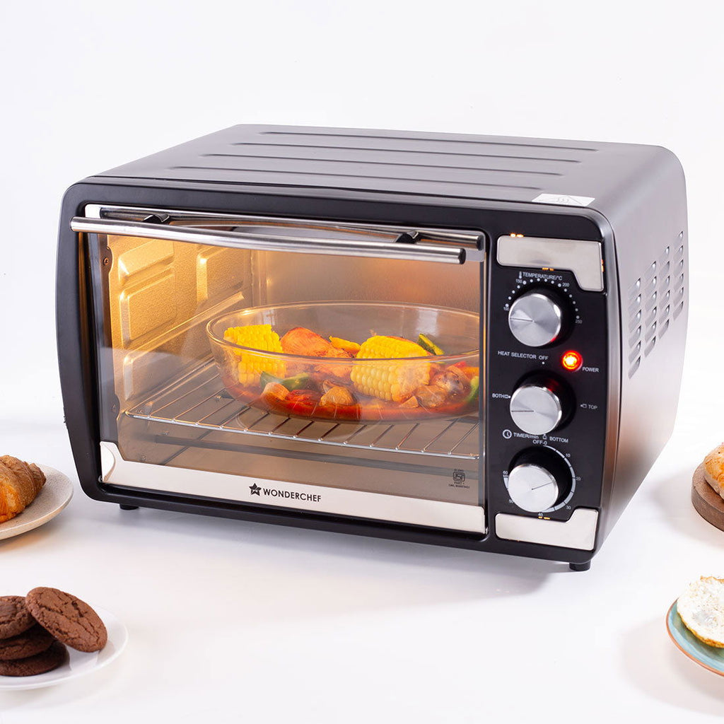 Oven Toaster Griller (OTG) | 21 Litres | Auto-Shut Off | Heat Resistant Tempered Glass | LED Lighting | Multi-Stage Heat Selection | 1400 W | Bake | Grill | Roast | Easy to Clean | 2 Years Warranty