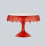 Pavoni Message Red Cake Stand