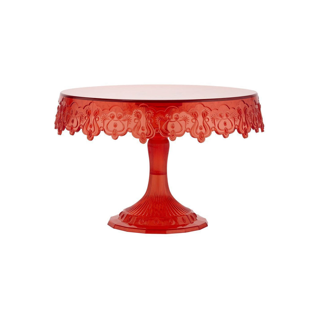 Pavoni Message Red Cake Stand