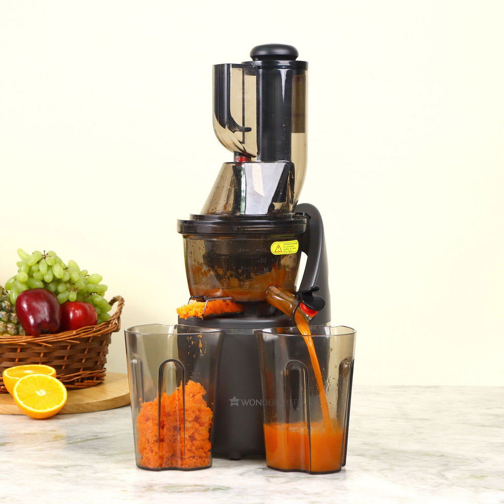 Regalia Full Fruit Cold Press Slow Juicer | 55 RPM Slow Juicer Retains Higher Nutrients | 240W powerful DC motor | Easy to Clean | 5-Year Motor Warranty