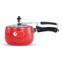 Load image into Gallery viewer, Regalia Induction Base 3L Pressure Cooker with Inner Lid, 2 Years Warranty, Red