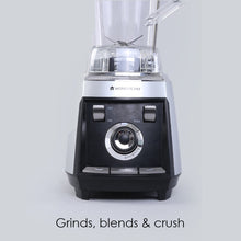 Load image into Gallery viewer, Regalia Professional Power Blender with Pulse Function| 3-in-1 Mixer,Blender,Grinder | 1200 Watt Full Copper Motor| Unbreakable 2 Litre Jar| Commercial Heavy Duty Blender with Stainless Steel Aircraft Grade Blades| 3 Year Warranty| Black