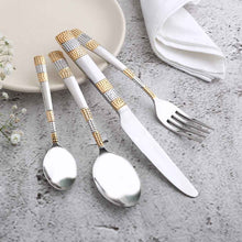 Load image into Gallery viewer, Roma Dinner Fork  - Gold Plated - Set of 6pcs