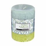 Rosemoore Scented Pillar Candle Eucalyptus & Kaffir Lime