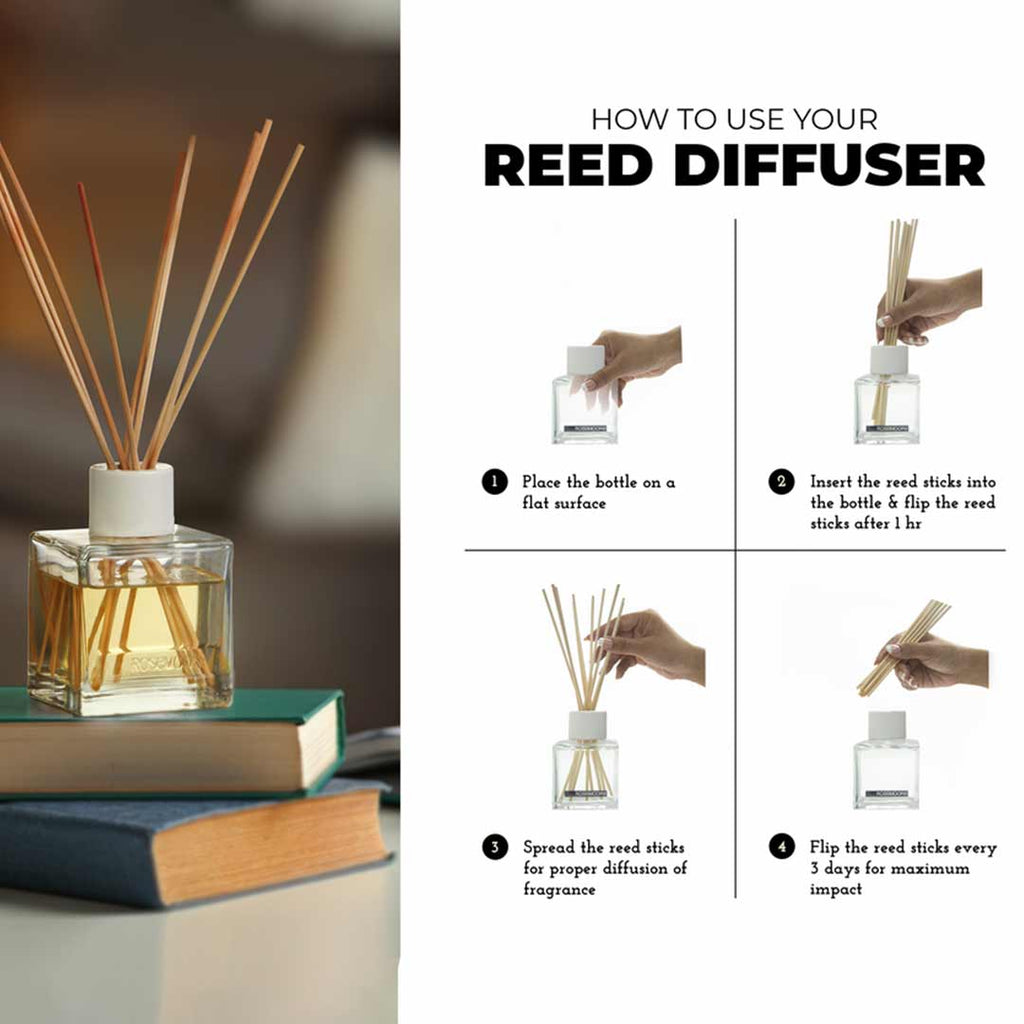 Rosemoore Scented Reed Diffuser Eucalyptus & Kaffir Lime