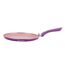 Load image into Gallery viewer, Royal Velvet Non-stick 30cm Dosa Tawa I Induction Ready | Soft-touch handles |Non – Toxic I Virgin Aluminium| 3 mm thick | 1.8 litres | 2 year warranty | Purple