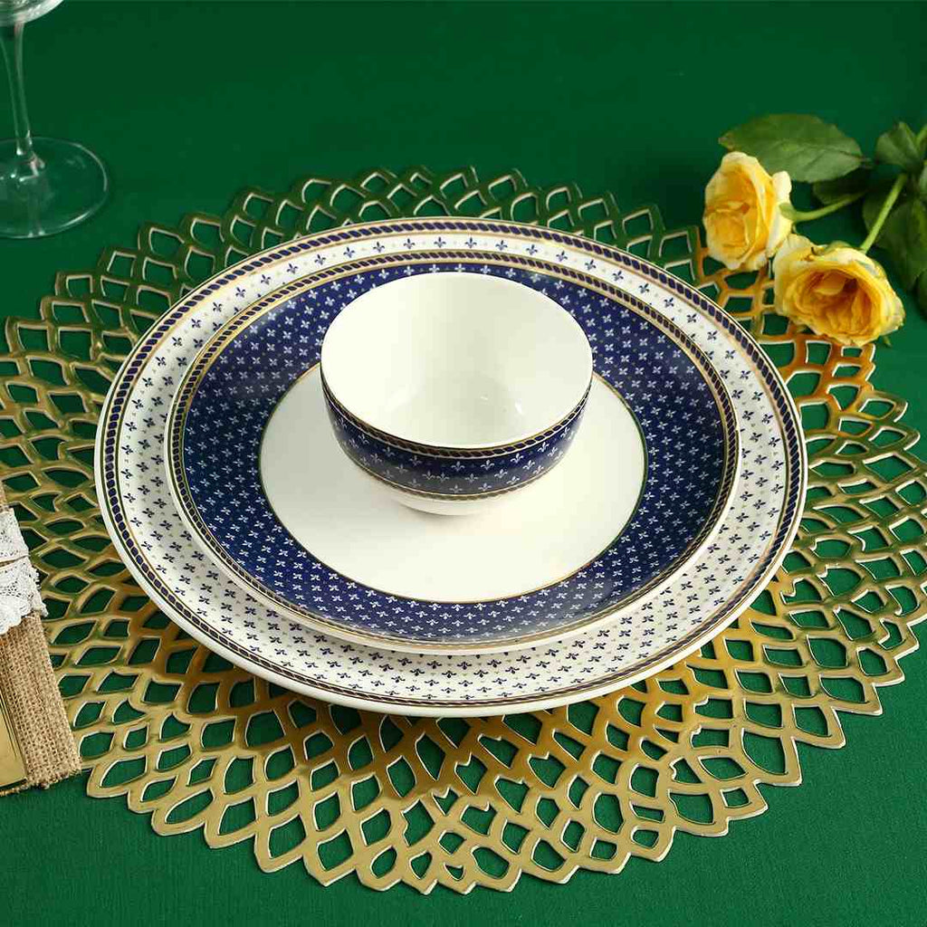 Sicilia Fine Bone China Katori - Royal Blue - Set of 2 Pcs