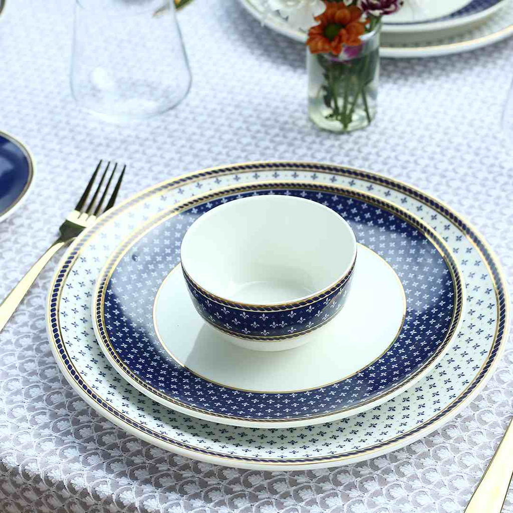 Sicilia Fine Bone China Katori - Royal Blue - Set of 2 Pcs