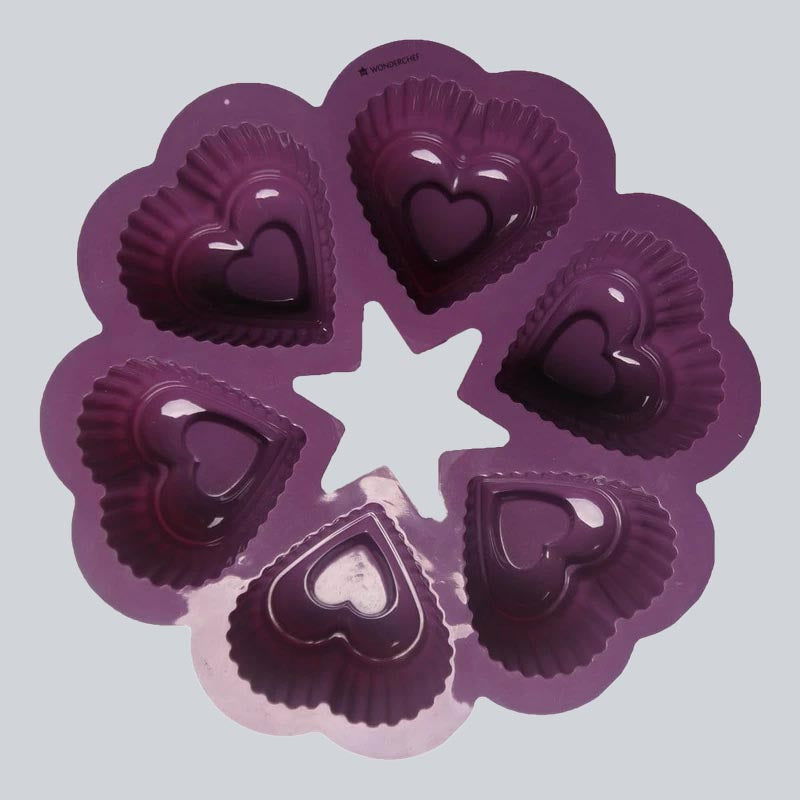 Silicon Heart shaped Chocolate Mould