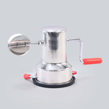 Load image into Gallery viewer, Stainless Steel Coconut Scraper for Kitchen, Vacuum Base, Rotatable Handle, Manual Operation, Silver