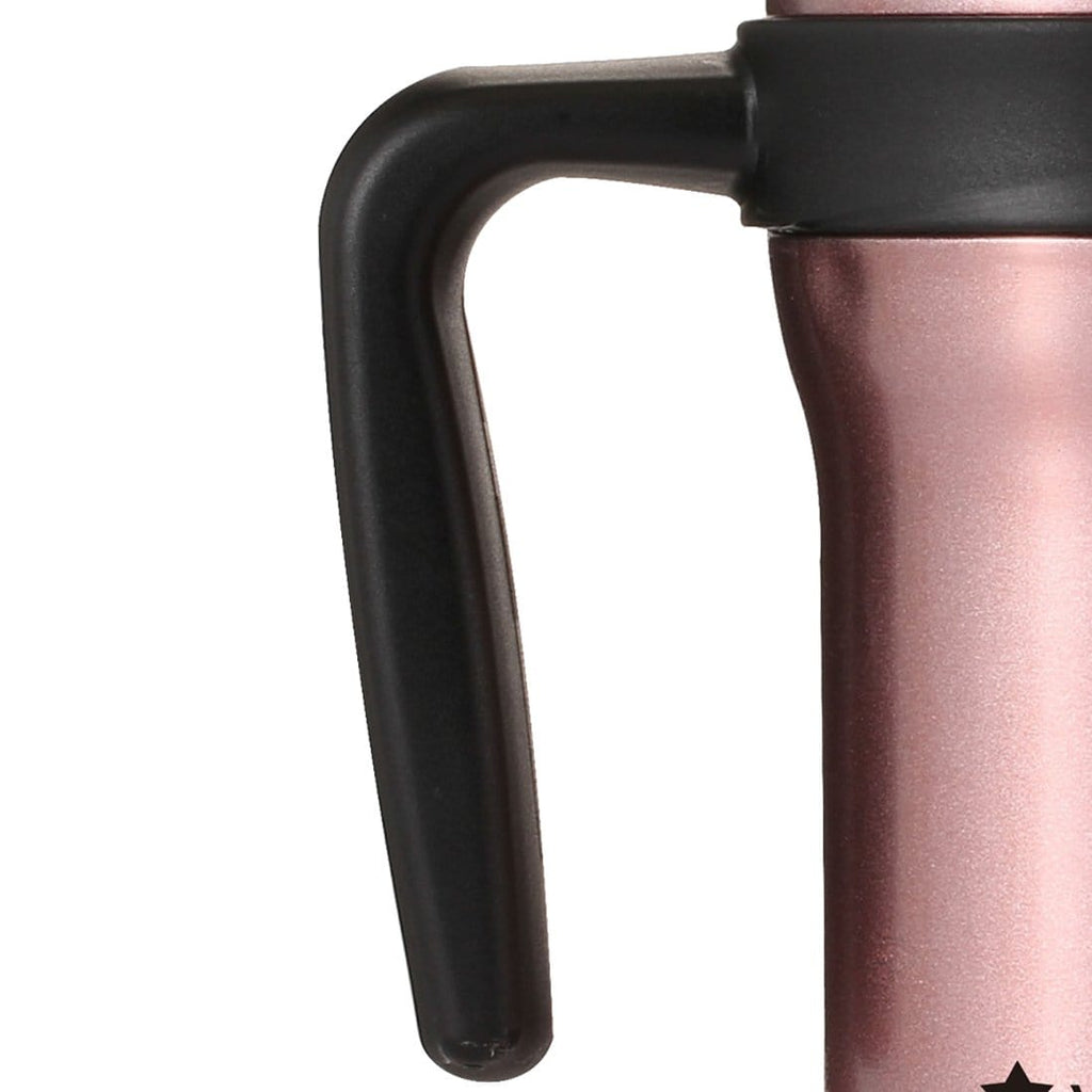 Stainless Steel Hot and Cold Coffee Mug With Handle 350Ml, Rose Champagne