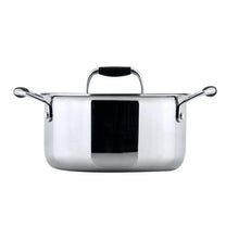 Load image into Gallery viewer, Stanton 20 cm Stainless Steel Casserole With Lid, Handle with Silicone Sleeve, Induction Friendly, 2.5mm, 3L, 25 Years Warranty