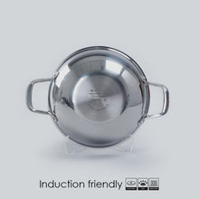 Load image into Gallery viewer, Stanton 28 cm Non-stick Kadhai/Kadai with Lid - 3.4 Litre | 3 ply steel