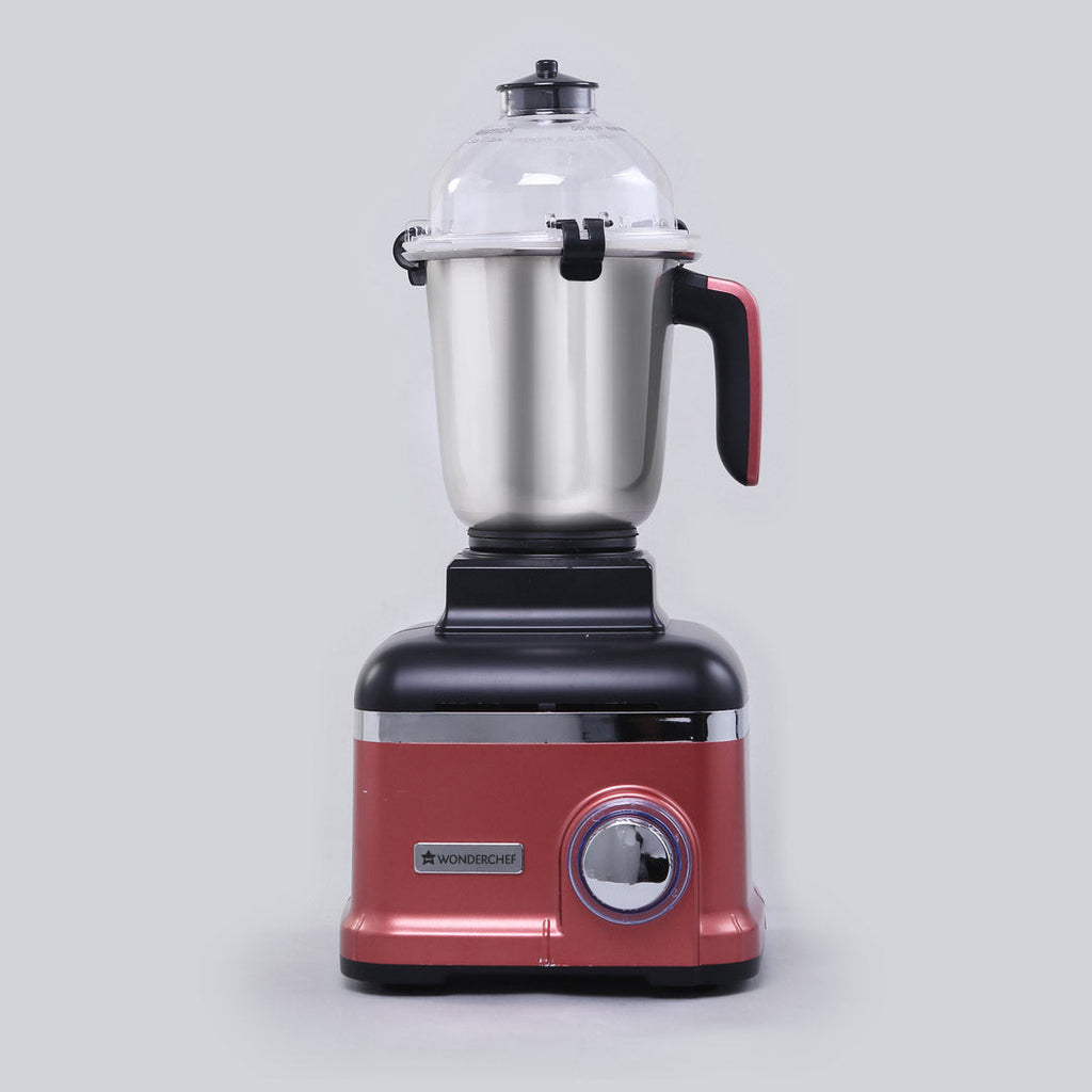 Sumo Mixer Grinder 1000W With 3 Stainless Steel & 1 Fruit Filter Jar 5 Years Warranty On Motor, Rust And Black, Long life motor