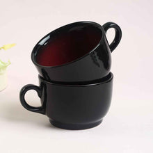 Load image into Gallery viewer, Teramo Red Glaze Soup Mug Set of 2