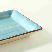 Load image into Gallery viewer, Teramo Square Platter Blue 1 Pc