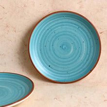 Load image into Gallery viewer, Teramo Stoneware 11&quot; Dinner Plate - Blue (Set of 2)