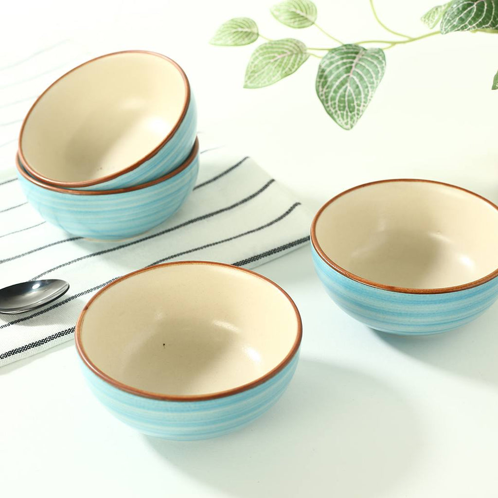 Teramo Veg Bowl Blue Set of 4