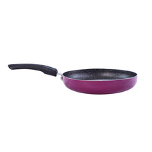 Load image into Gallery viewer, Trivia Premium Non-stick Cookware Set, 4Pc (Dosa Tawa, Fry Pan, Wok with Lid), Soft Touch Handle, Pure Grade Aluminum, PFOA Free, Induction Friendly, 2.6mm, 1 Years Warranty, Purple