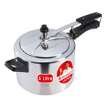 Ultima Induction Base 5L Aluminium Pressure Cooker With inner Lid