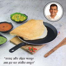 Load image into Gallery viewer, Ultra 28 cm Non-Stick Dosa Tawa | Soft Touch Handle | Pure Grade Aluminium | Non-Stick Tawa | 2.7mm | 2 Years Warranty | Black