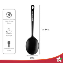 Load image into Gallery viewer, Waterstone Silicon Spoon | Stainless Steel Core | Food Grade Silicone | Ideal Depth | Use for Cooking and Serving Gravies, Dals, etc. | Non-stick, Flexible, Heat Resistant, Stylish Design