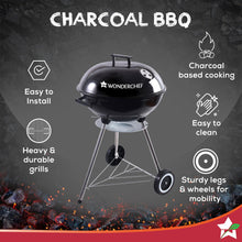 Load image into Gallery viewer, Woderchef Renewed Charcoal Barbeque, BBQ Charcoal Grill, Outdoor Grilling, 1 Year Warranty