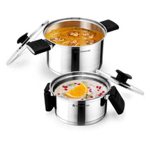 Load image into Gallery viewer, Wonderchef Click &amp; Cook Casserole Set of 2