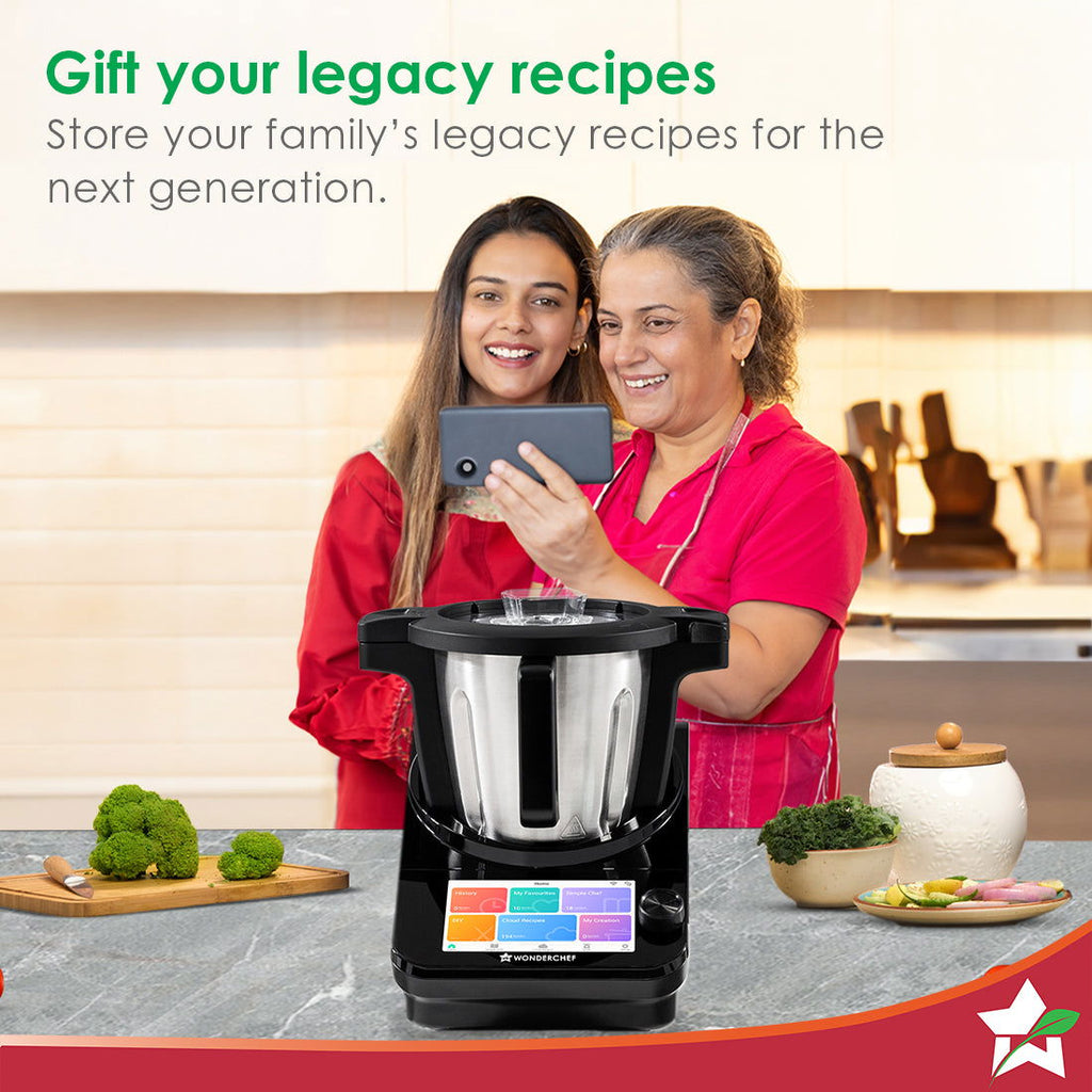 Wonderchef Renewed Chef Magic | All-in-One Kitchen Robot | Automatic Chopping, Sautéing, Stirring, Kneading, Steaming & more | Wi-fi & Mobile App | Pre-Loaded Recipes by Chef Sanjeev Kapoor