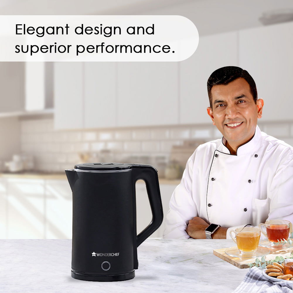 Wonderchef Renewed COOL-TOUCH Electric Kettle | 1500 W | 1.8 L | 1 Year Warranty