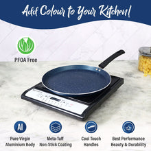 Load image into Gallery viewer, Wonderchef Renewed Galaxy Dosa Tawa | 28cm | Cool Touch Bakelite Handles | Pure Grade Aluminum | PFOA Free