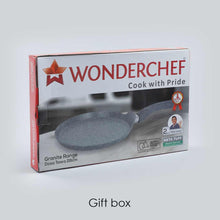 Load image into Gallery viewer, Wonderchef Renewed Granite 28cm Non-Stick Dosa Tawa | Induction Bottom | Soft-Touch Handles | Virgin Grade Aluminium | 3.5mm Thick | PFOA/Heavy Metals Free