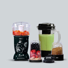 Load image into Gallery viewer, Wonderchef Renewed Nutri-blend BOLT | 600W | CKM Mixer with Chopper | 4 Unbreakable Jars | Includes Sipper Lid | 22000 RPM | 100% Full Copper Motor