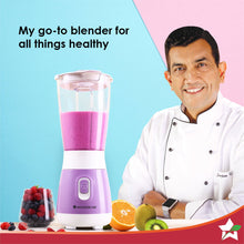 Load image into Gallery viewer, Wonderchef Renewed Orchid Personal Blender, 250W Copper Motor, 600ml Transparent Jar, Stainless Steel Blades for Perfect Blending, Hassle Free Blending of Fruits &amp; Vegetable Juices, Protein Shakes, Smoothies