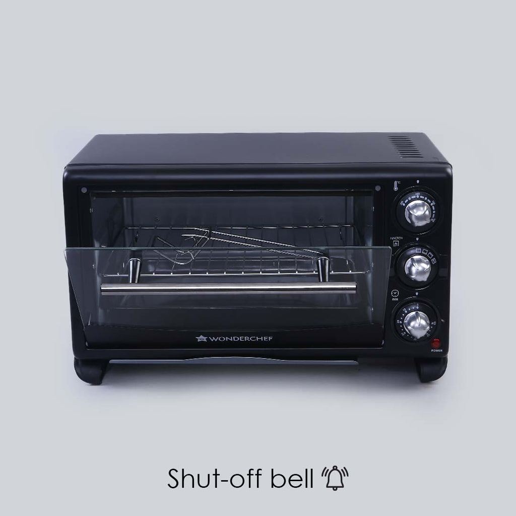 Wonderchef Renewed Oven Toaster Griller (OTG) - 21L | Auto Power-Off with Bell | Heat Resistant Glass Window | 1380W