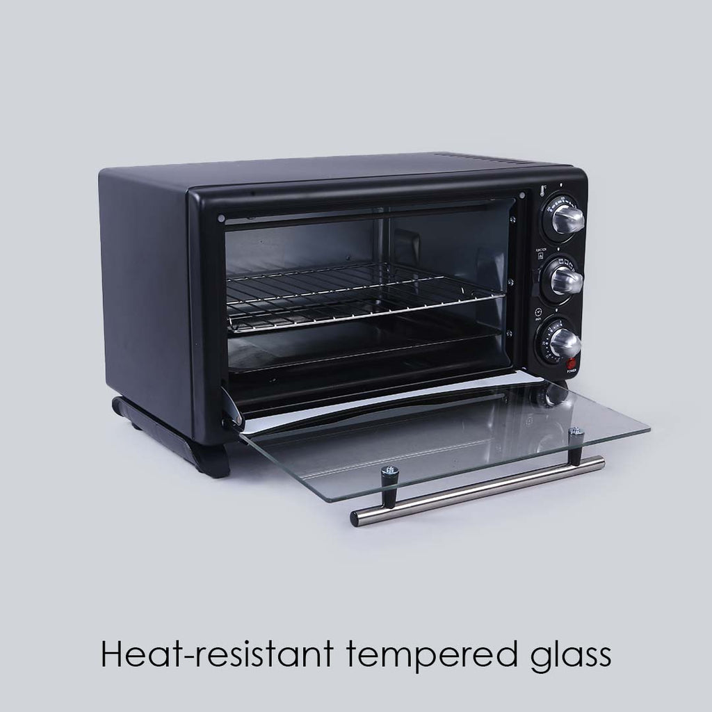 Wonderchef Renewed Oven Toaster Griller (OTG) - 21L | Auto Power-Off with Bell | Heat Resistant Glass Window | 1380W