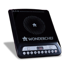 Load image into Gallery viewer, Wonderchef Renewed Power 1400W Induction Cooktop | 11 Preset Functions | Push Touch Control Button Induction Cooktop