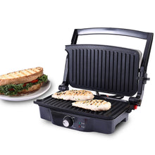 Load image into Gallery viewer, Wonderchef Renewed Sanjeev Kapoor Tandoor | Electric Contact Grill &amp; Sandwich Maker | 3-in-1 Appliance | 1500 Watt | 180 Degree Grilling | Cool Touch Handle | Auto Shut Off | LED Indicator | Black &amp; Silver