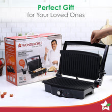 Load image into Gallery viewer, Wonderchef Renewed Sanjeev Kapoor Tandoor | Electric Contact Grill &amp; Sandwich Maker | 3-in-1 Appliance | 1500 Watt | 180 Degree Grilling | Cool Touch Handle | Auto Shut Off | LED Indicator | Black &amp; Silver