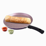 Wonderchef Renewed Valencia 28cm Dosa Tawa | Meta Tuff Non-Stick Coating | Virgin Grade Aluminum | PFOA/Heavy Metals Free