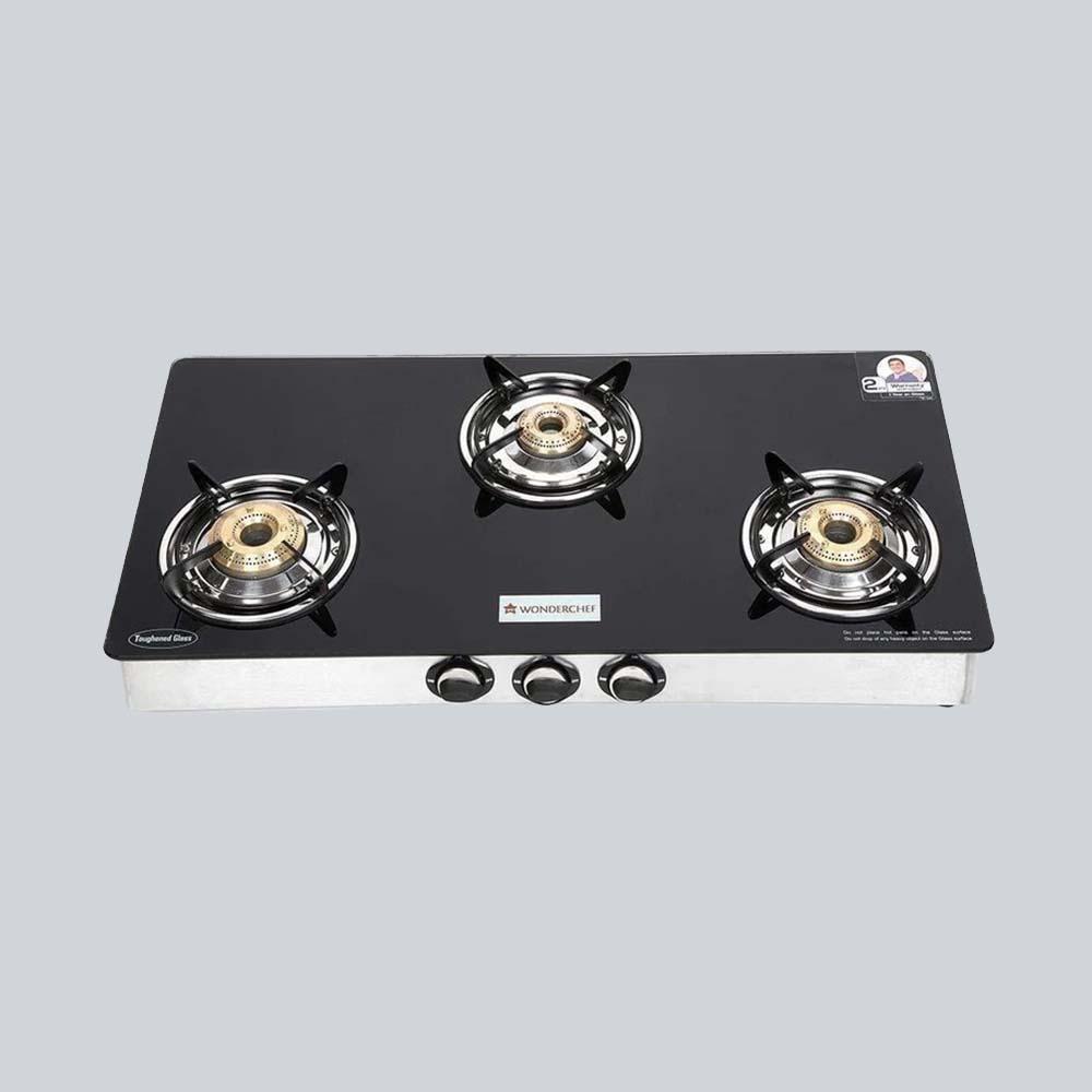 Zest 3 Burner Glass Cooktop