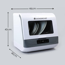 Load image into Gallery viewer, CounterTop Dishwasher, 1250W, 72°C High Temperature Sterilization, 360°Double Spray, Effective Drying System, Portable, 9L