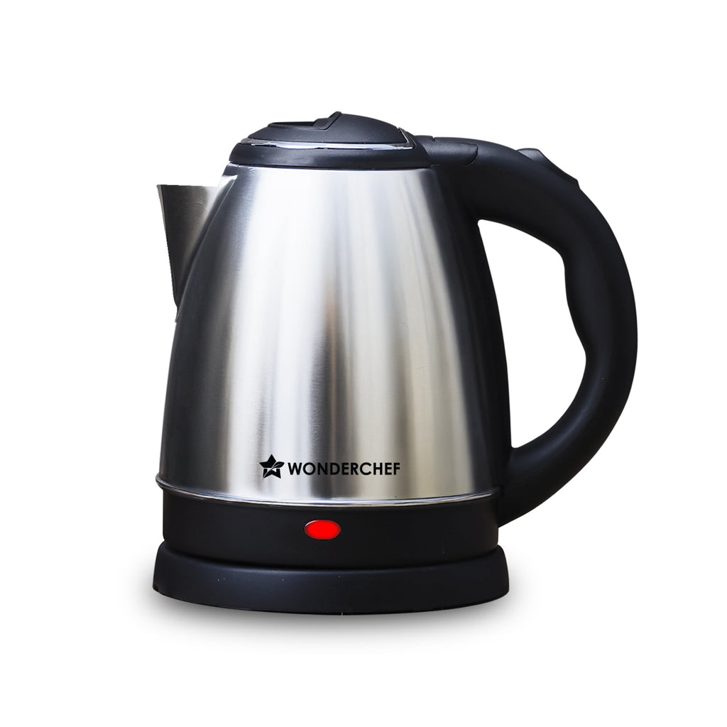 Acura Stainless-steel Electric Kettle | 1.5 L | Auto Shut-off | 360 Degree Swivel Base | Thermostat Control | Power Indicator | 1-year Warranty