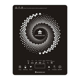 Easy Cook Hot Plate Infrared Cooktop with Feather Touch Control & 6 Power Settings|2200 Watt Induction Cooktop|Pre-set Menus for Soups, Curries, Dals, Saute Masala|Crystal Glass Top Surface| LED Digital Panel | Smart Touch Buttons| 1 Year Warranty