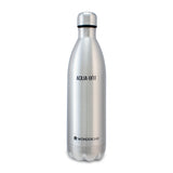 Aqua-Bot, 750ml, Double Wall Stainless Steel Vacuum Insulated Hot and Cold Flask, Spill & Leak Proof, Silver, 2 Years Warranty