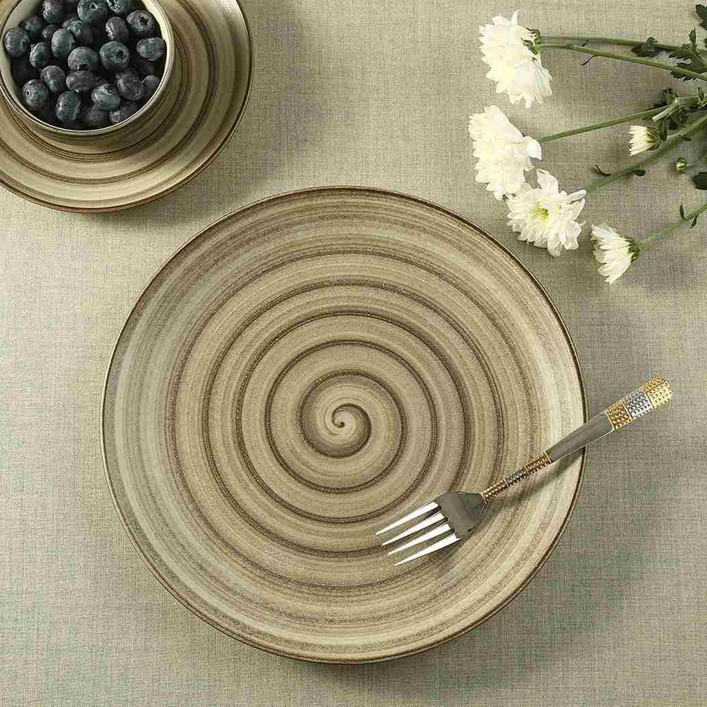 Teramo Brown Dinner Plate set of 2