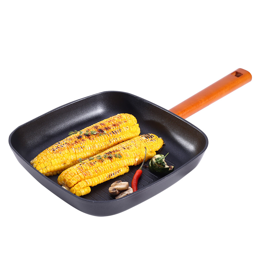 Cooking Tools Non-stick Gas Grill Pan Refined Iron Black Barbecue